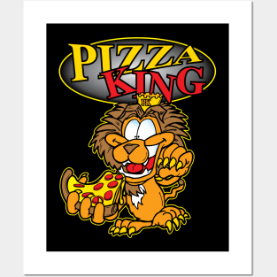 Pizza King Lion Posters and Art